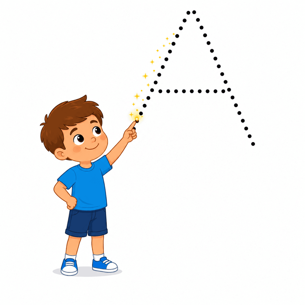 Air writing activity