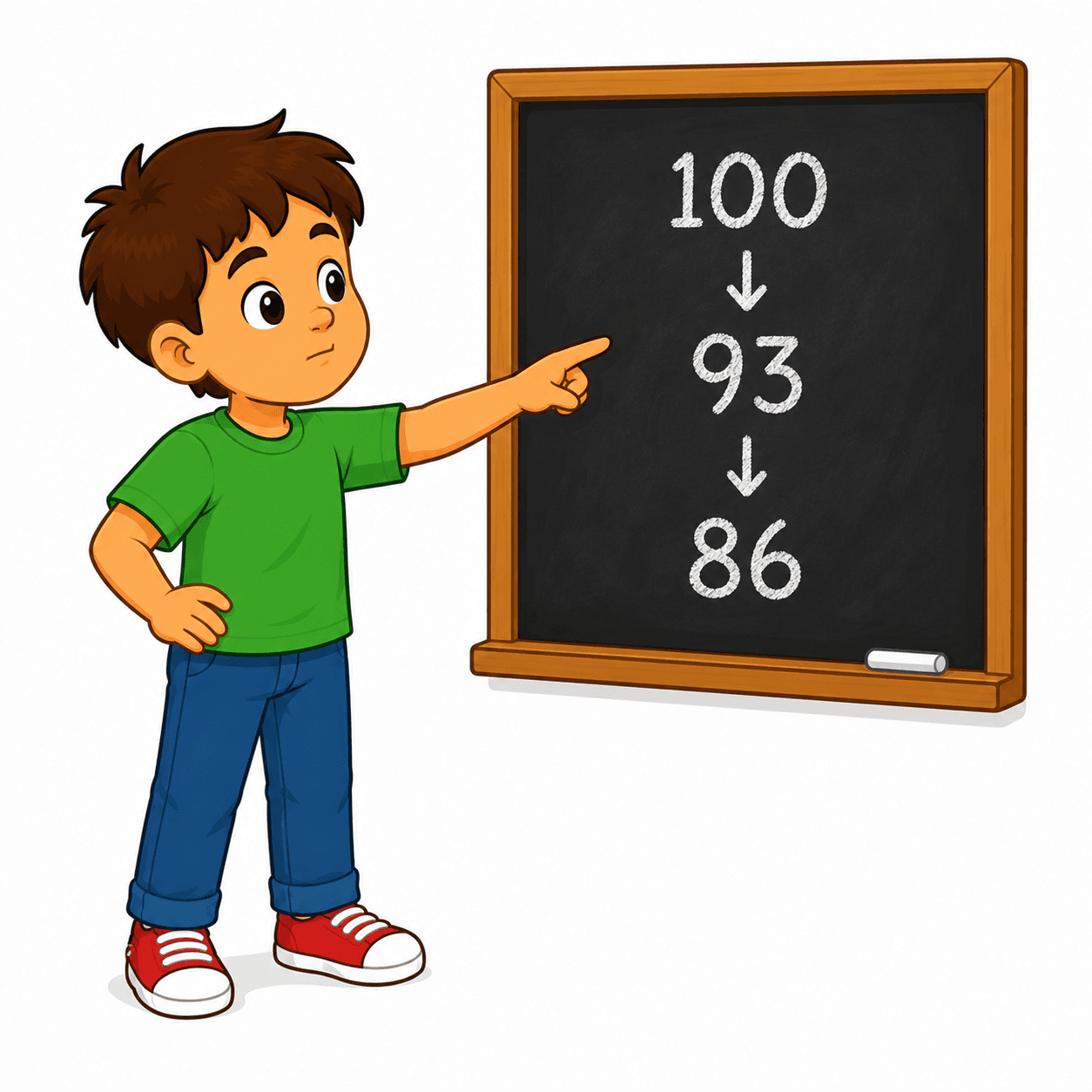 Count backwards activity