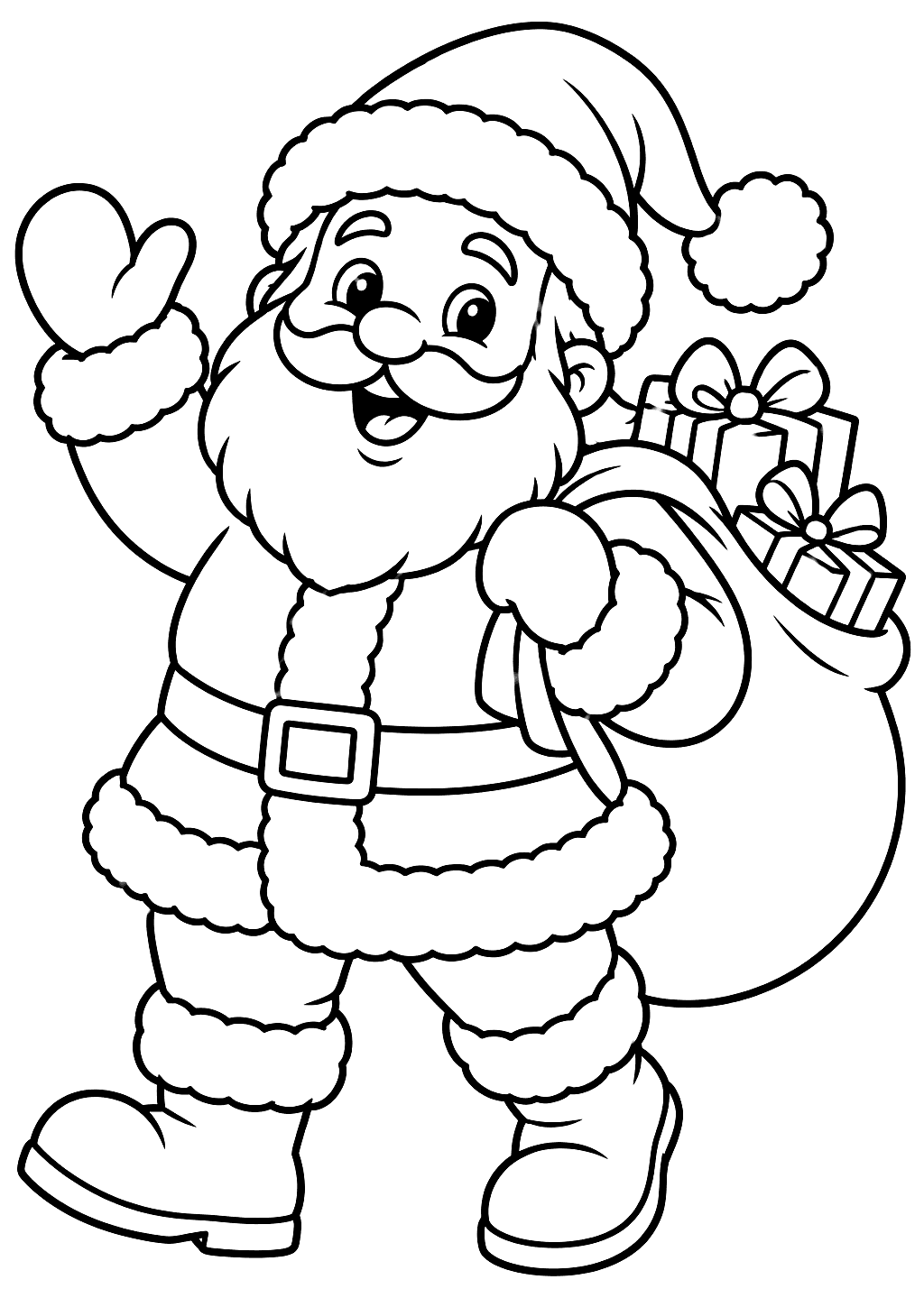 Santa Claus coloring page