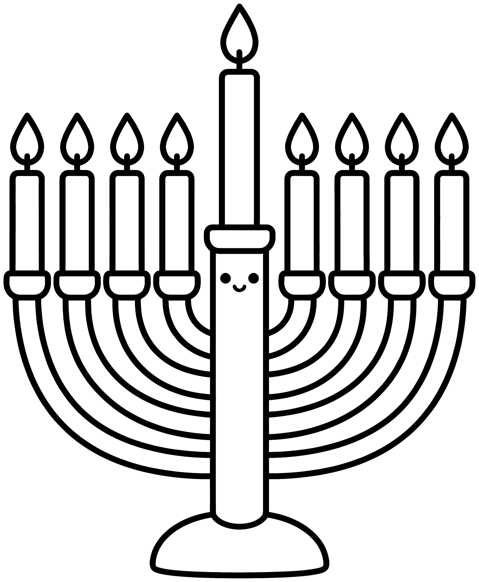 Hanukkah coloring pages