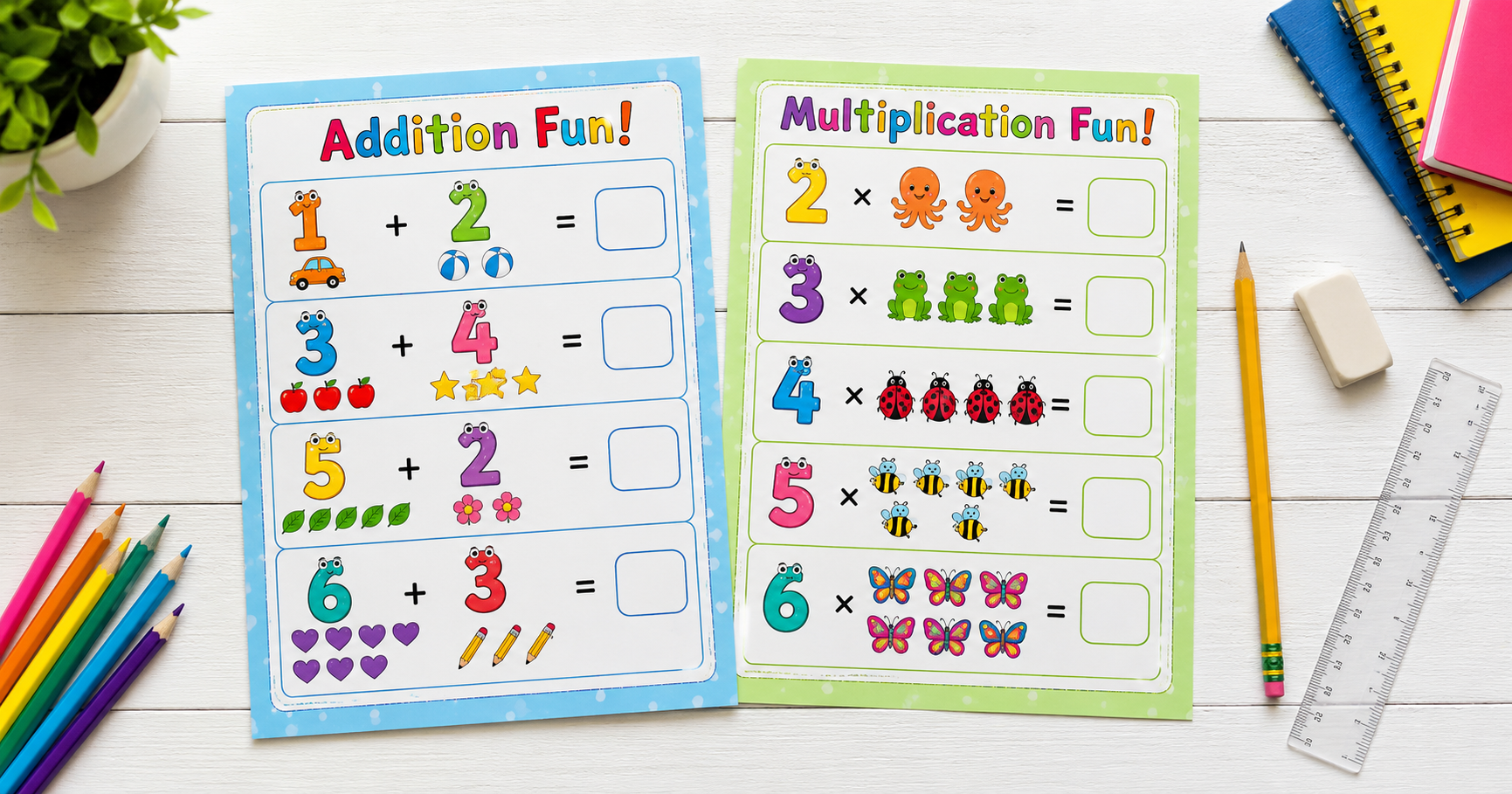 220+ Free Printable Worksheets for Kids: Math & Reading (Pre-K to Grade 5)